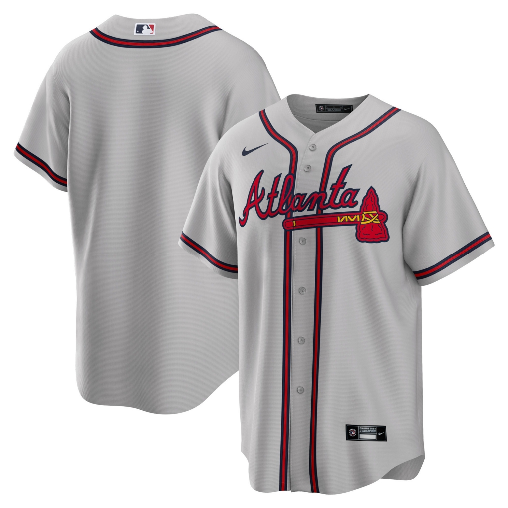 MLB Atlanta Braves Road Preium Jersey