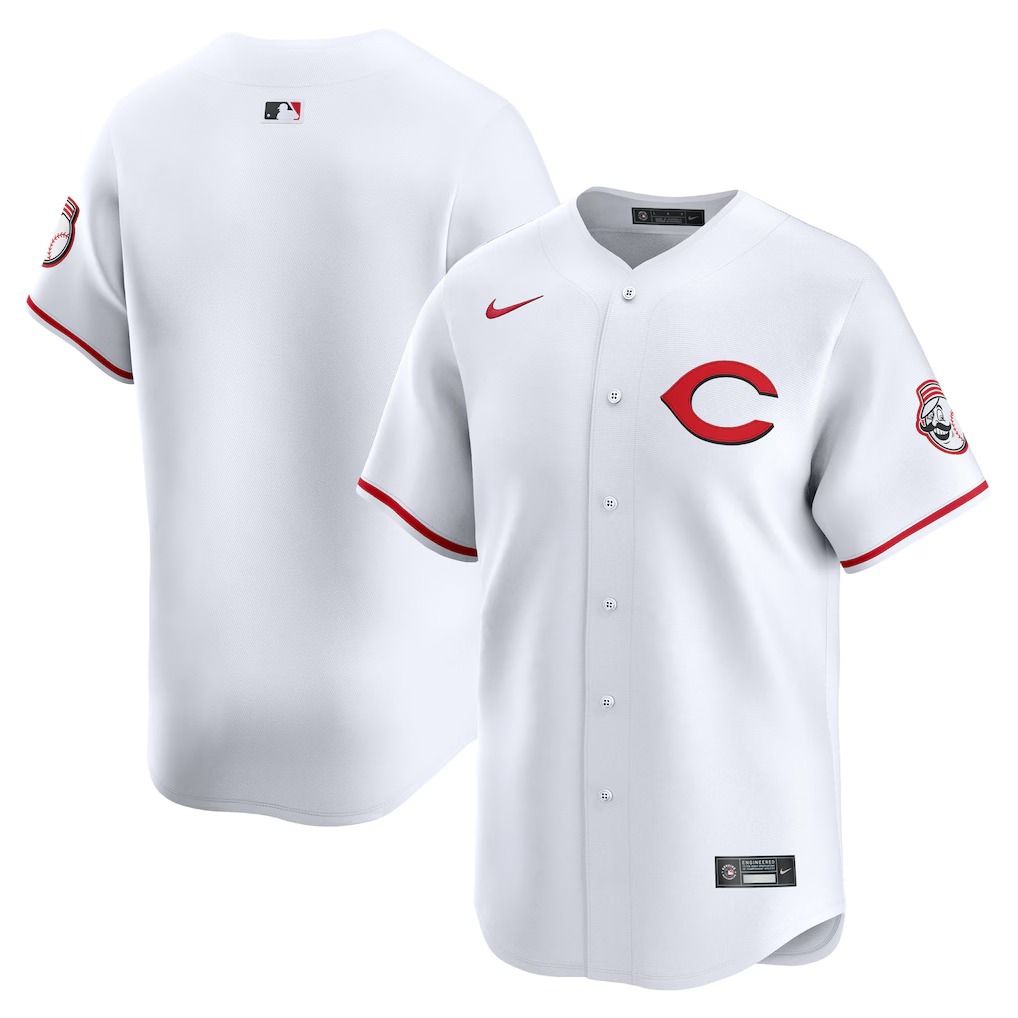 MLB Cincinnati Reds White Alternate Preium Jersey