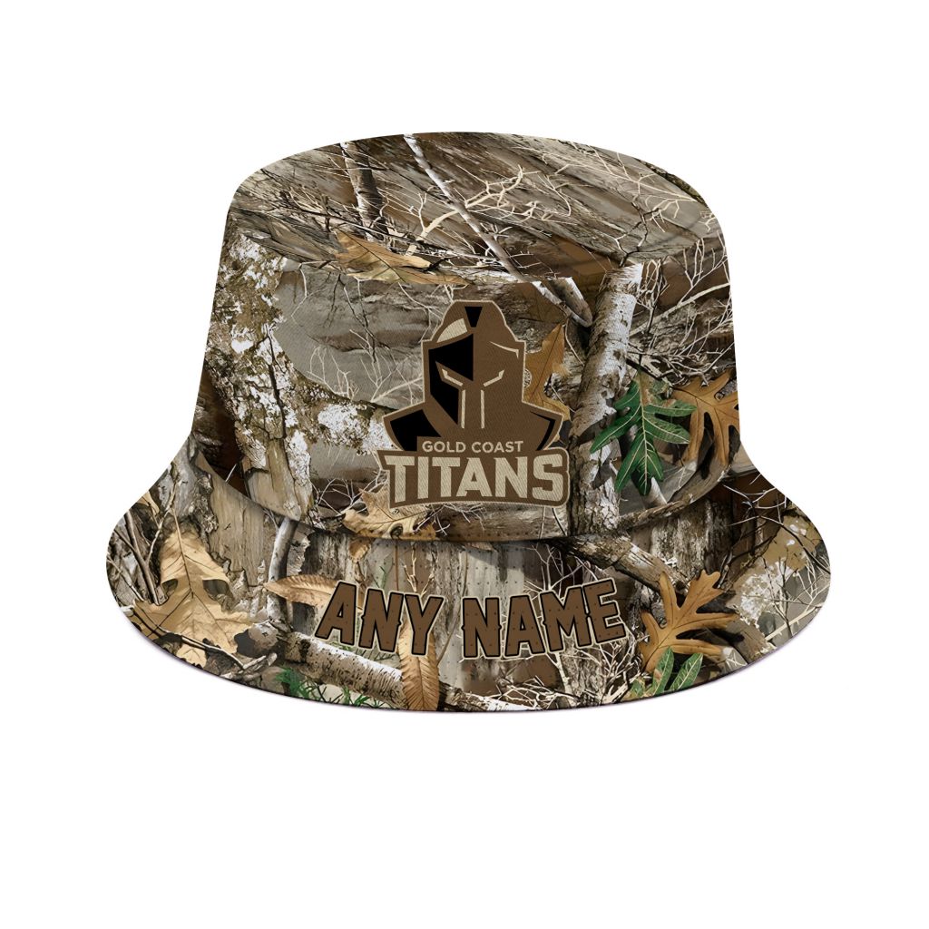 NRL Gold Coast Titans Special Camo Hunting Bucket Hat – Dulcie Shop
