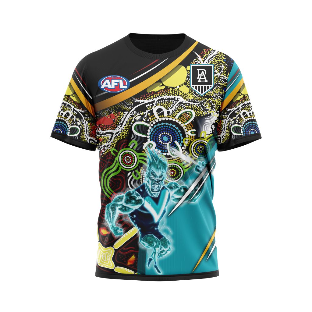 AFL Port Adelaide | Specialized Indigenous Concept With Team Mascot ...
