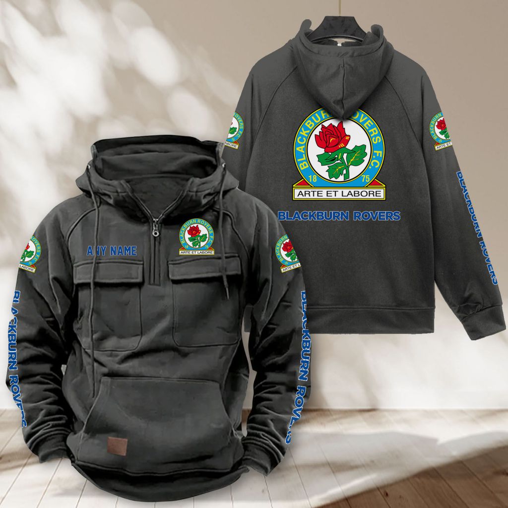 Blackburn Rovers Personalized Name Multi Color Polo Design ST2502