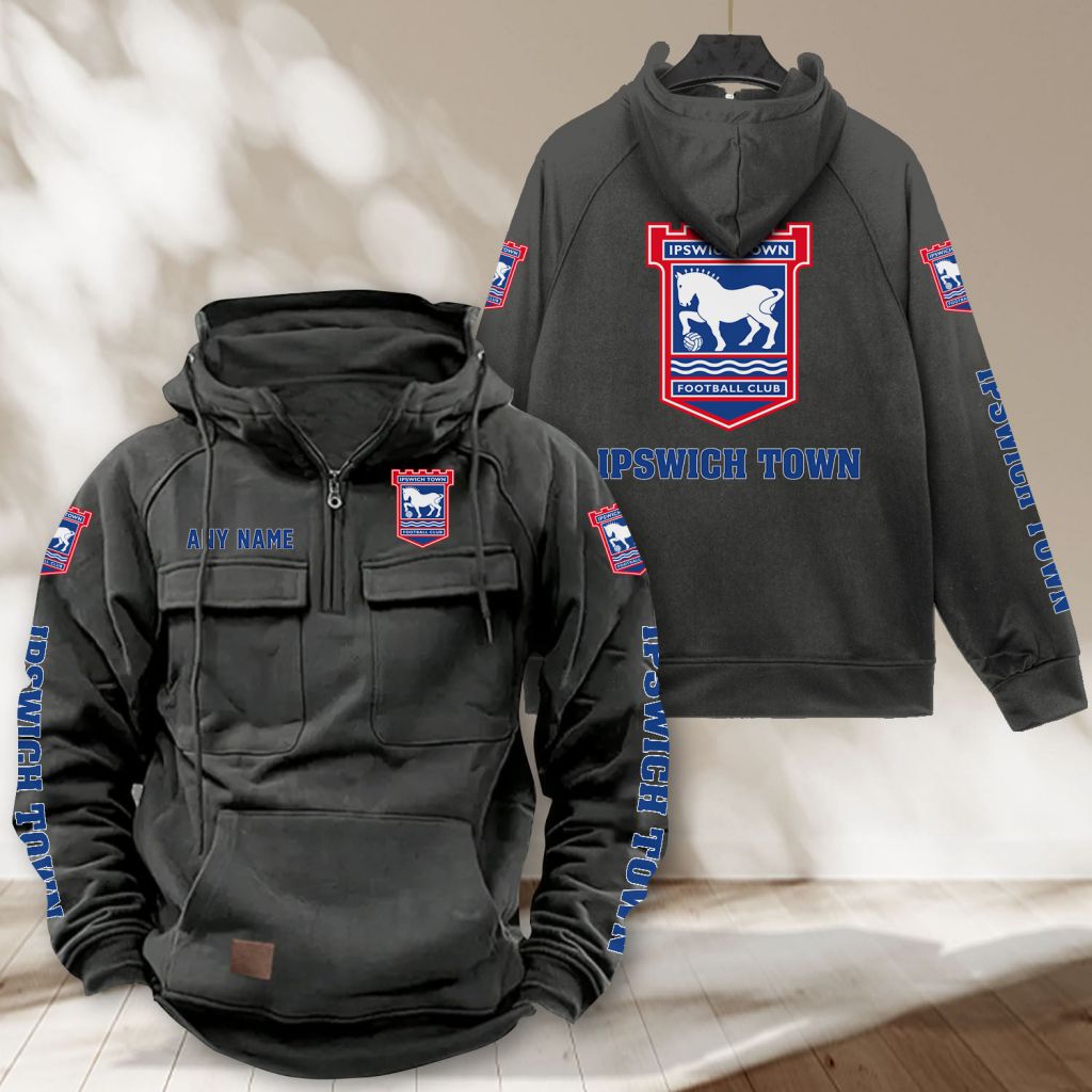 Ipswich Town Personalized Name Multi Color Polo Design ST2502