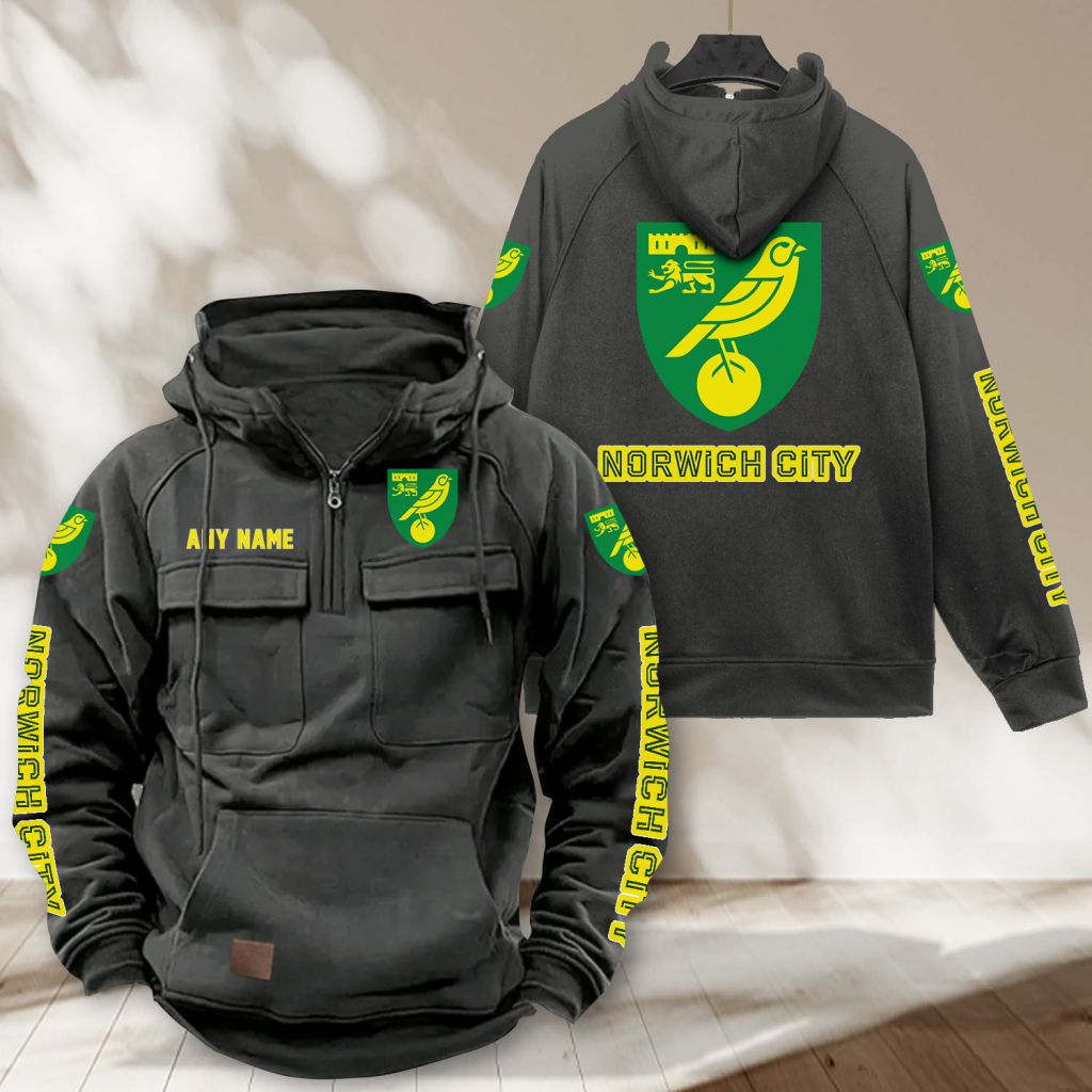 Norwich City Personalized Name Multi Color Polo Design ST2502