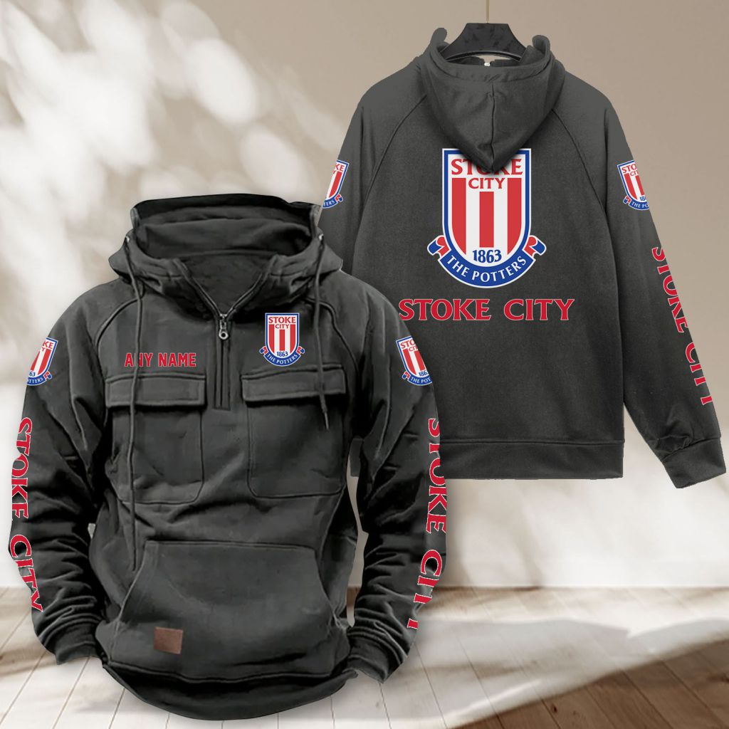 Stoke City Personalized Name Multi Color Polo Design ST2502