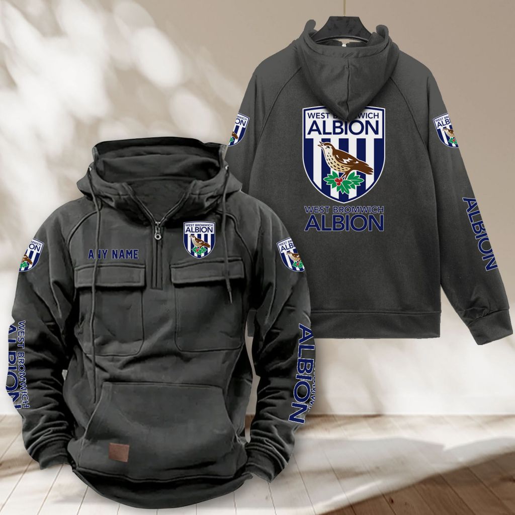 West Bromwich Albion Personalized Name Multi Color Polo Design ST2502