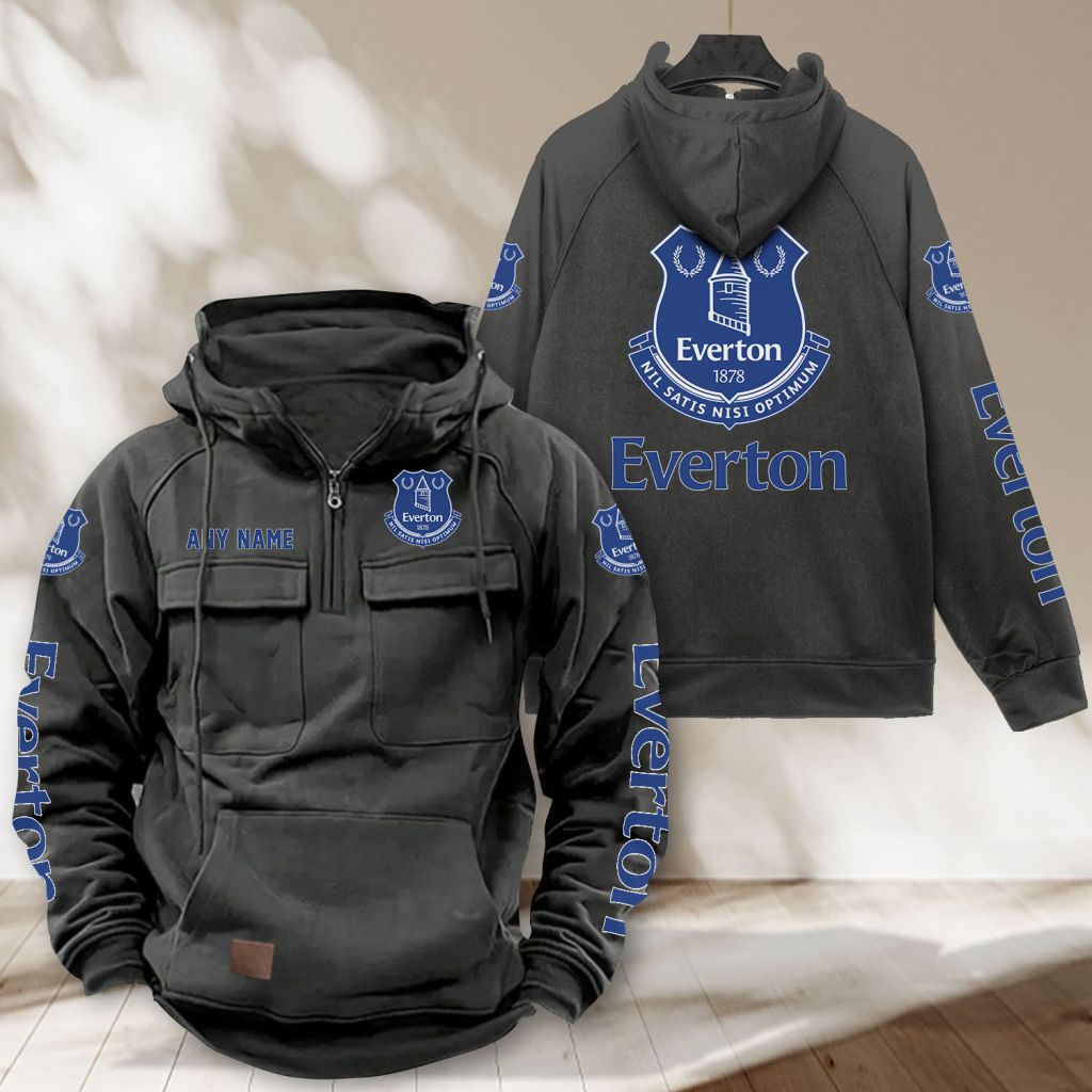 Everton Personalized Name Stripped Multi Color Polo Design ST2501