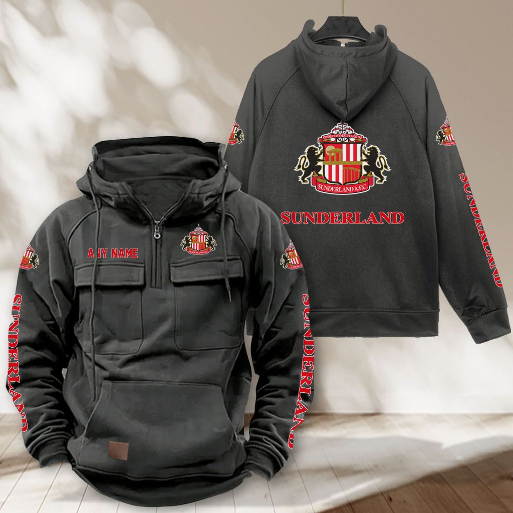 Sunderland Personalized Name Stripped Multi Color Polo Design ST2501