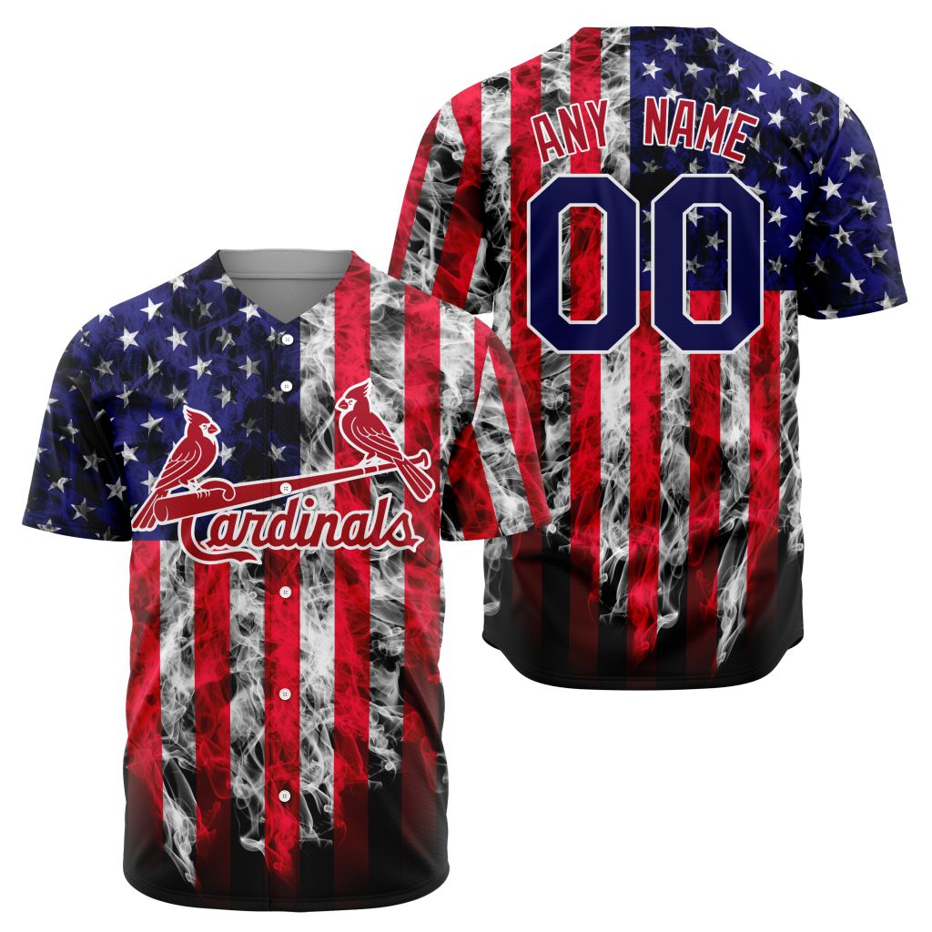 MLB St. Louis Cardinals Special Independence Day 4th Of July Design ST2501