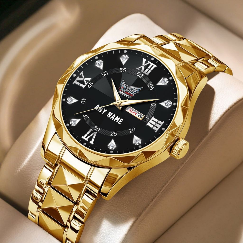 ECHL Trenton Ironhawks Personalized Name Luxury Watch ST2601