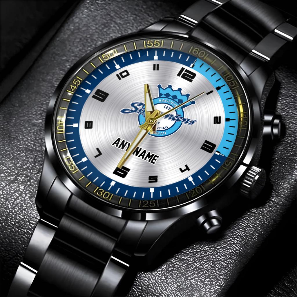 QMJHL Chicoutimi Saguenéens Personalized Name Stainless Steel Watch ST2501