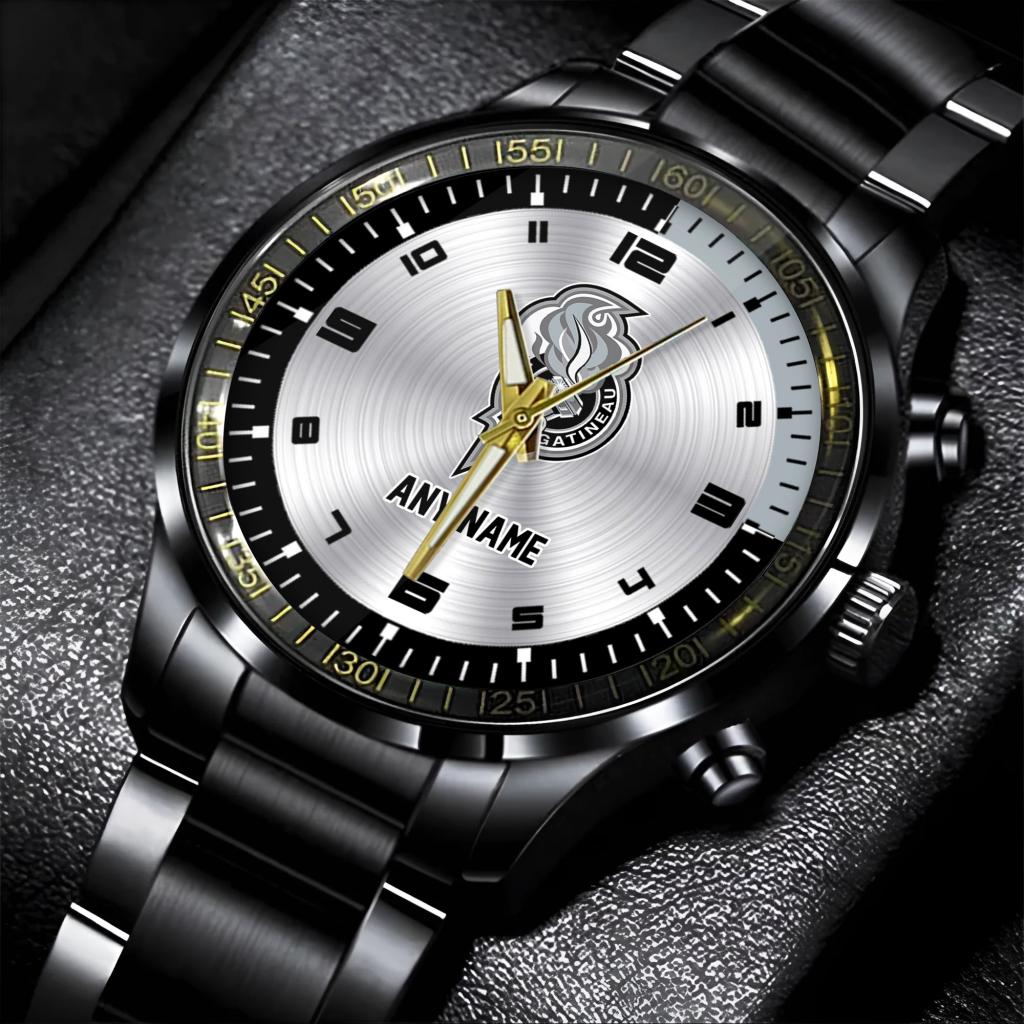 QMJHL Gatineau Olympiques Personalized Name Stainless Steel Watch ST2501