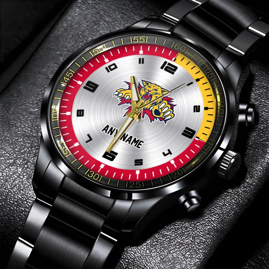 QMJHL Moncton Wildcats Personalized Name Stainless Steel Watch ST2501