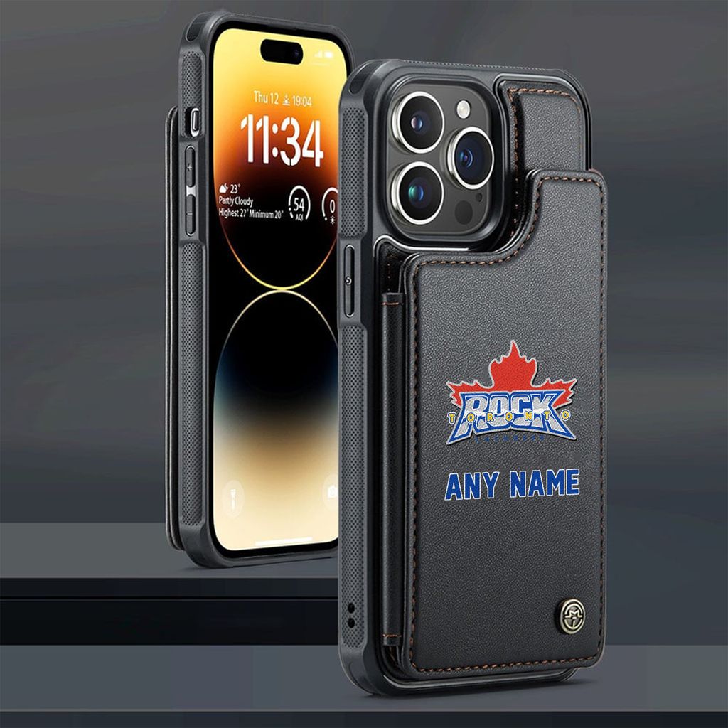 NLL Toronto Rock Personalized Name Leather Phonecase ST2601
