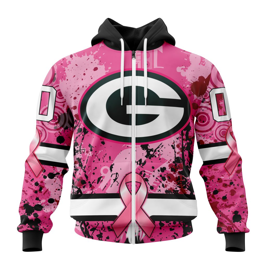 BEST NFL Green Bay Packers, Specialized Design I Pink I Can! Fearless Again  Breast Cancer 3D