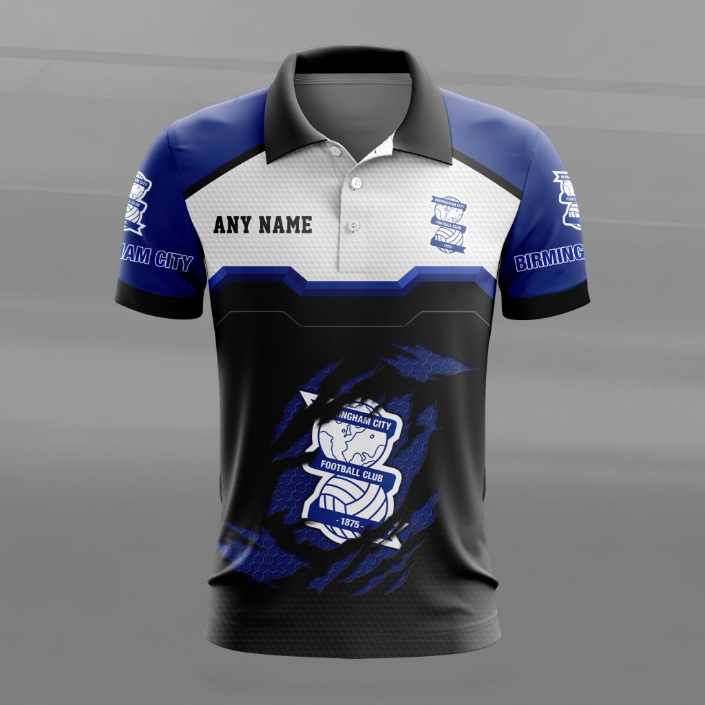 Birmingham City Personalized Name MultiColor Polo Design ST2603