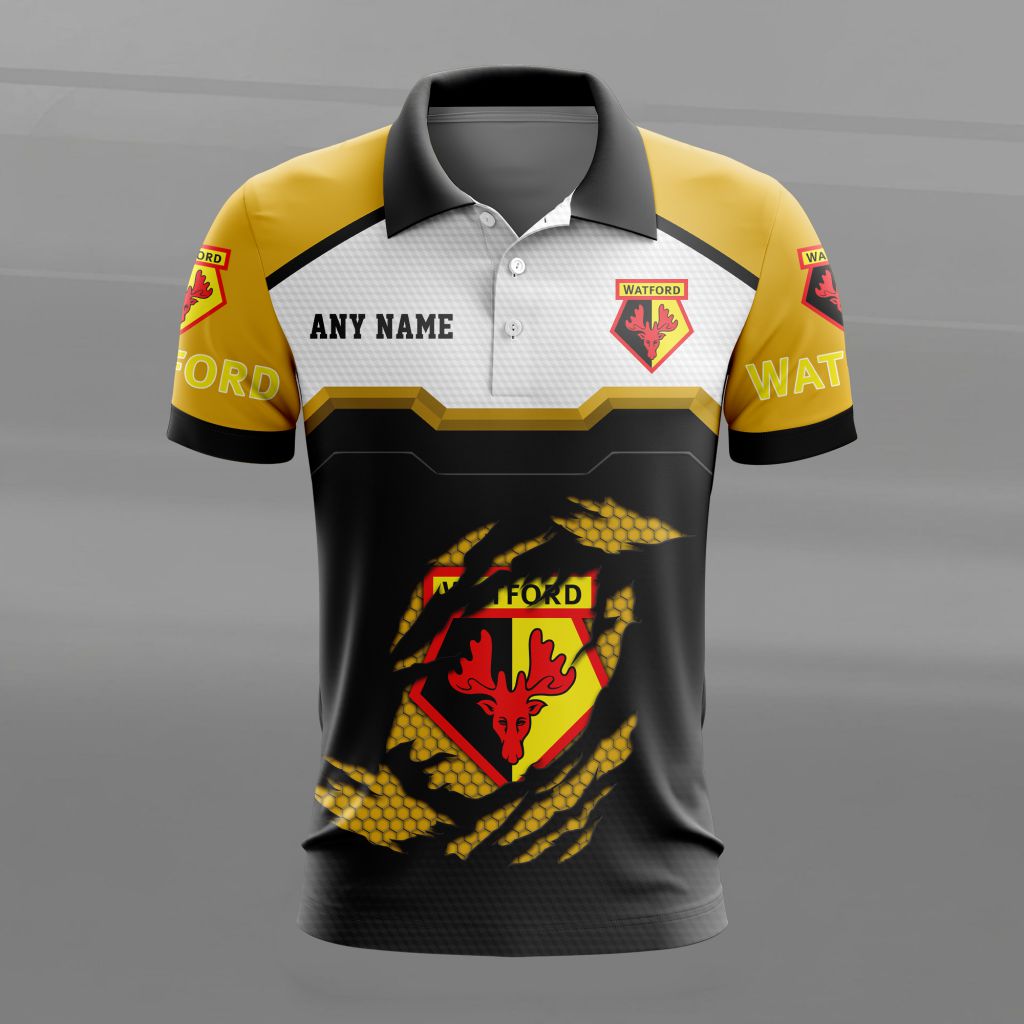 Watford Personalized Name MultiColor Polo Design ST2603