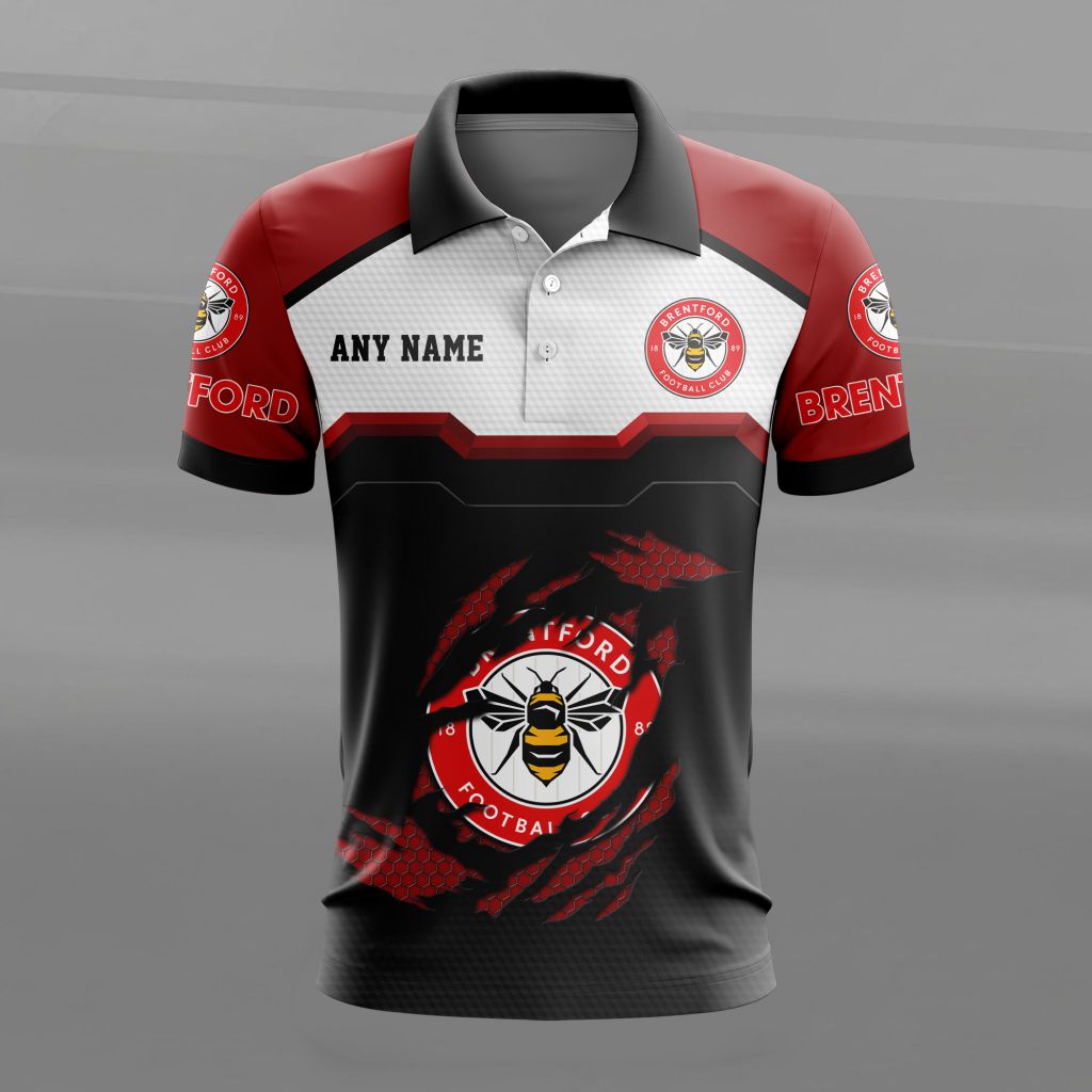 Brentford Personalized Name MultiColor Polo Design ST2603