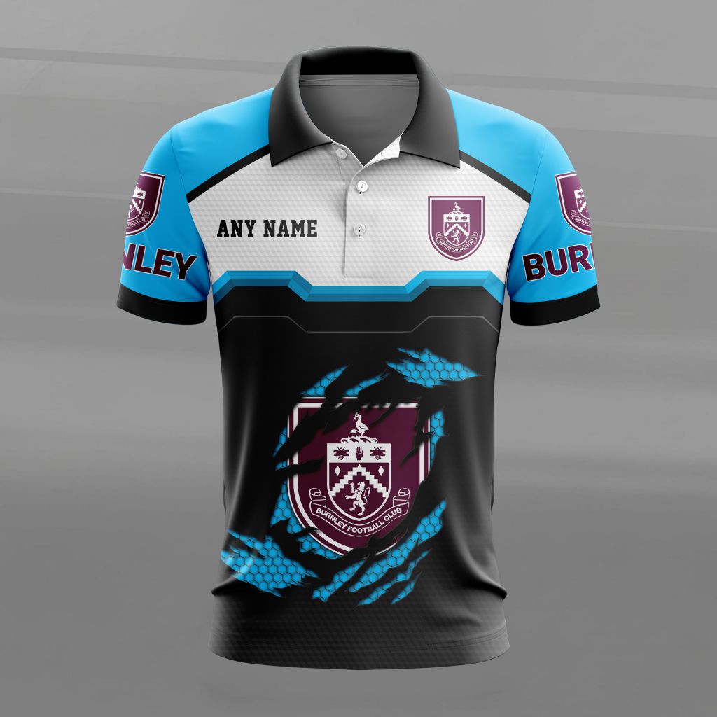 Burnley Personalized Name MultiColor Polo Design ST2603