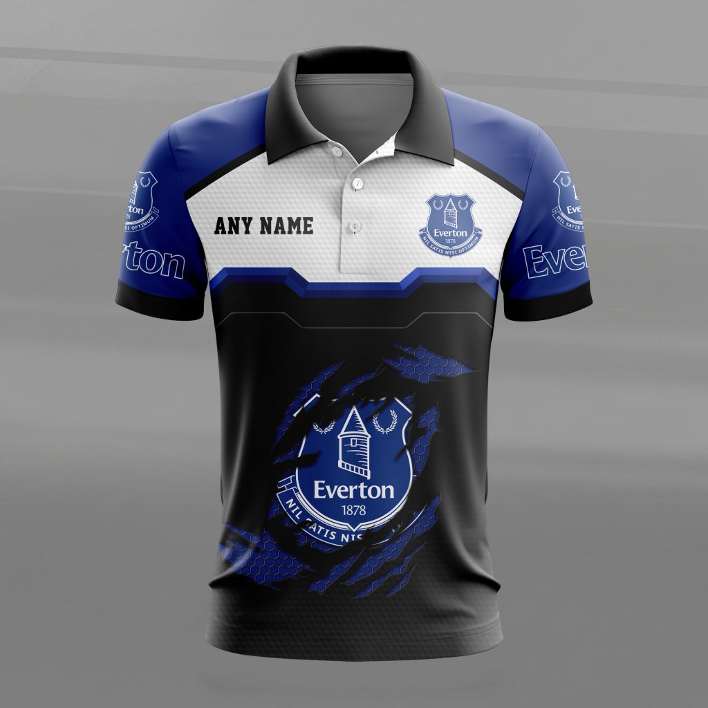 Everton Personalized Name MultiColor Polo Design ST2603