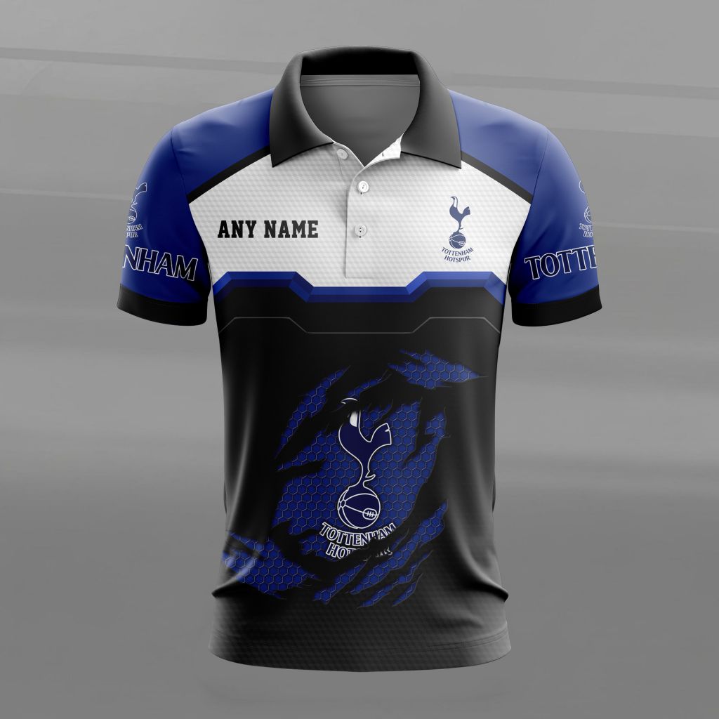 Tottenham Hotspur Personalized Name MultiColor Polo Design ST2603