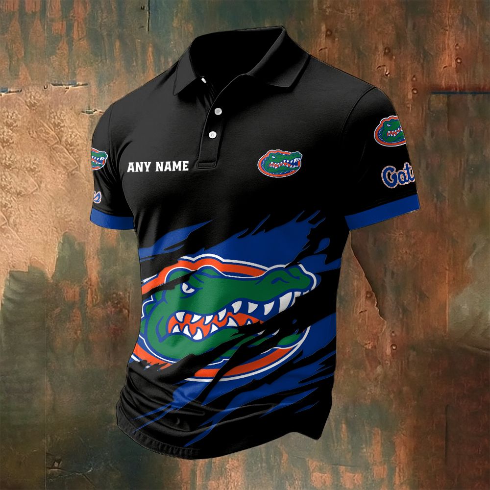 Florida Gators Personalized Name MultiColor Polo Design