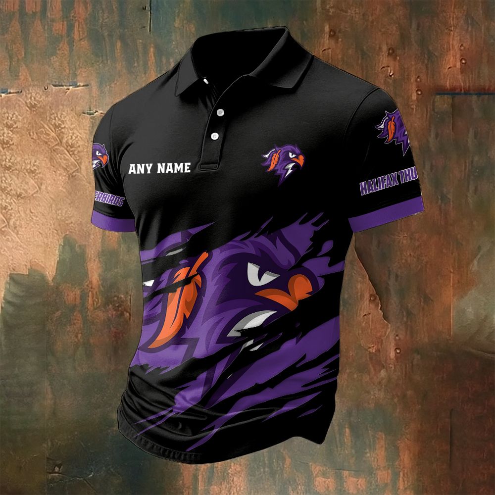 NLL Halifax Thunderbirds Personalized Name MultiColor Polo ST2601