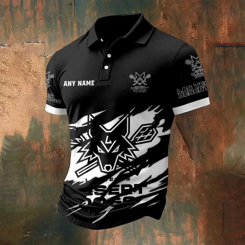 NLL Las Vegas Desert Dogs Personalized Name MultiColor Polo ST2601