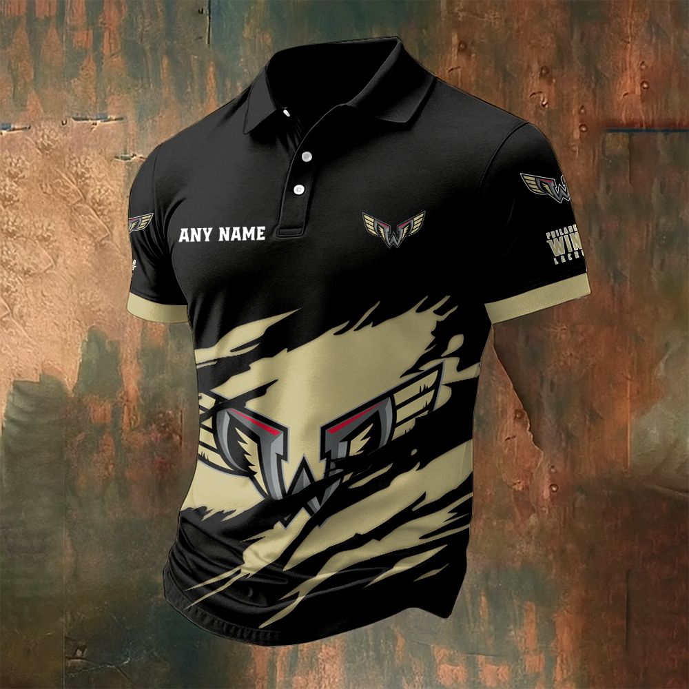 NLL Philadelphia Wings Personalized Name MultiColor Polo ST2601