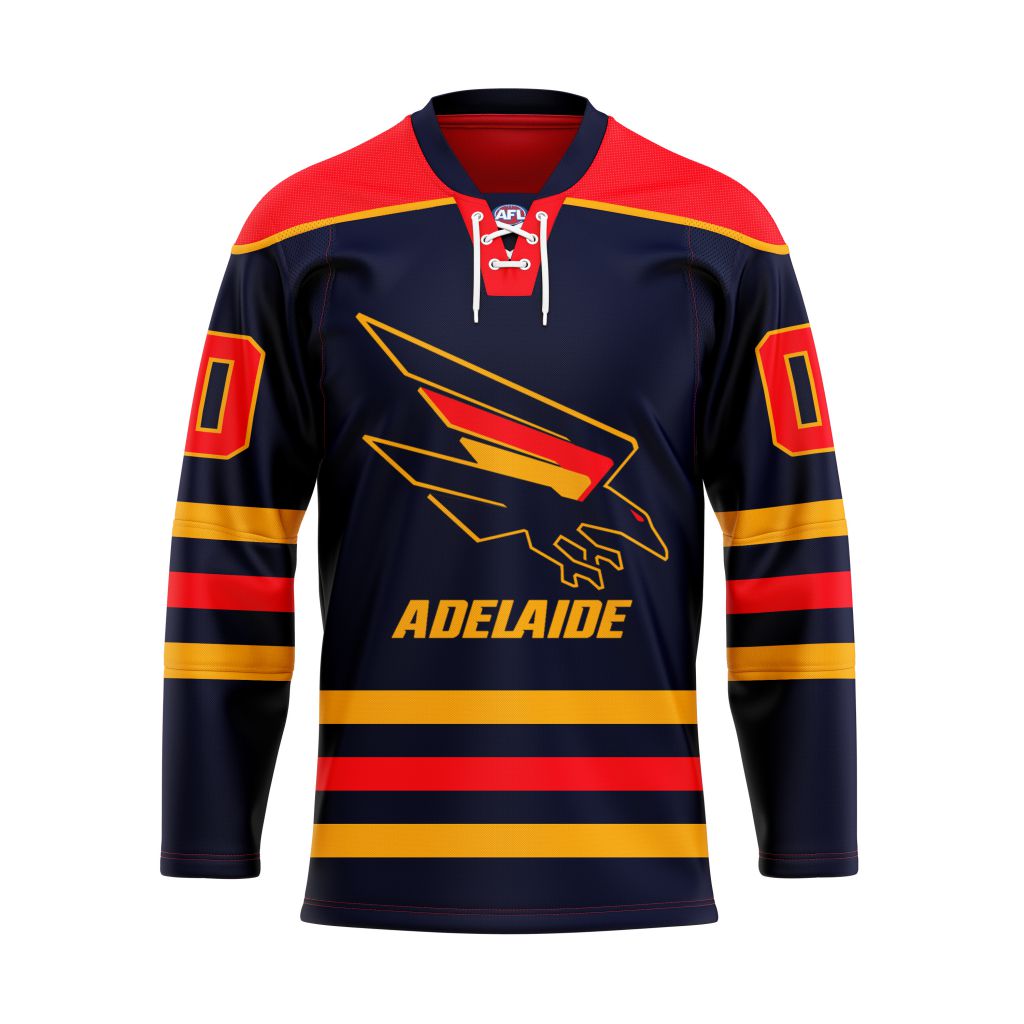 AFL Adelaide Crows Personalized Hockey Jersey Design ST2501