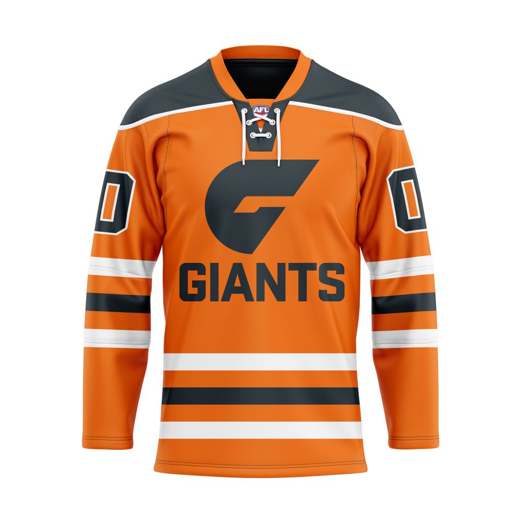 AFL Greater Western Sydney Giants Personalized Hockey Jersey Design ST2501