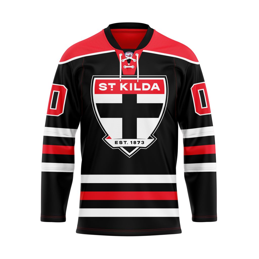 AFL St Kilda Football Club Personalized Hockey Jersey Design ST2501