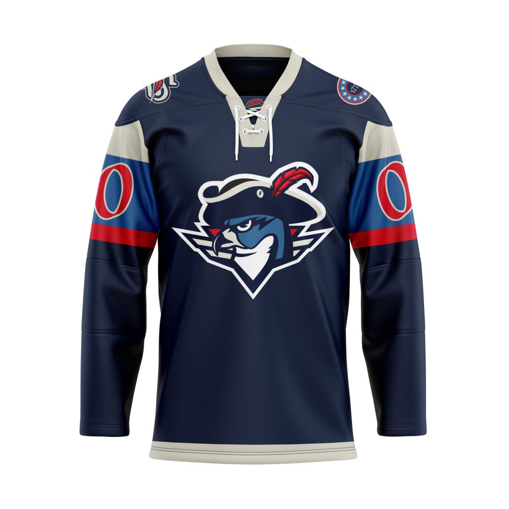 AHL Springfield Thunderbirds Personalized 2025/26  250th Celebration  Semi-Quincentennial Lace Hockey Jersey
