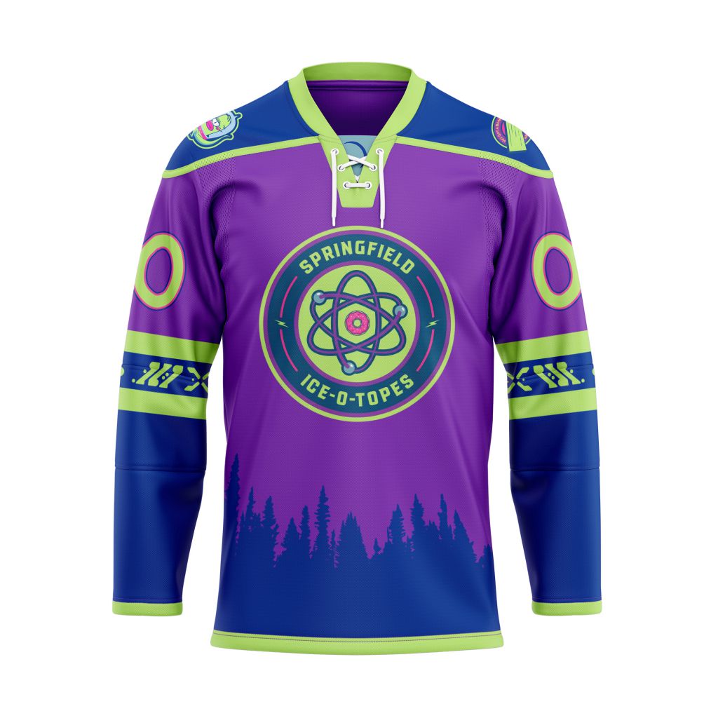 AHL Springfield Thunderbirds Personalized 2025/26 Ice-O-Topes Night Lace Hockey Jersey