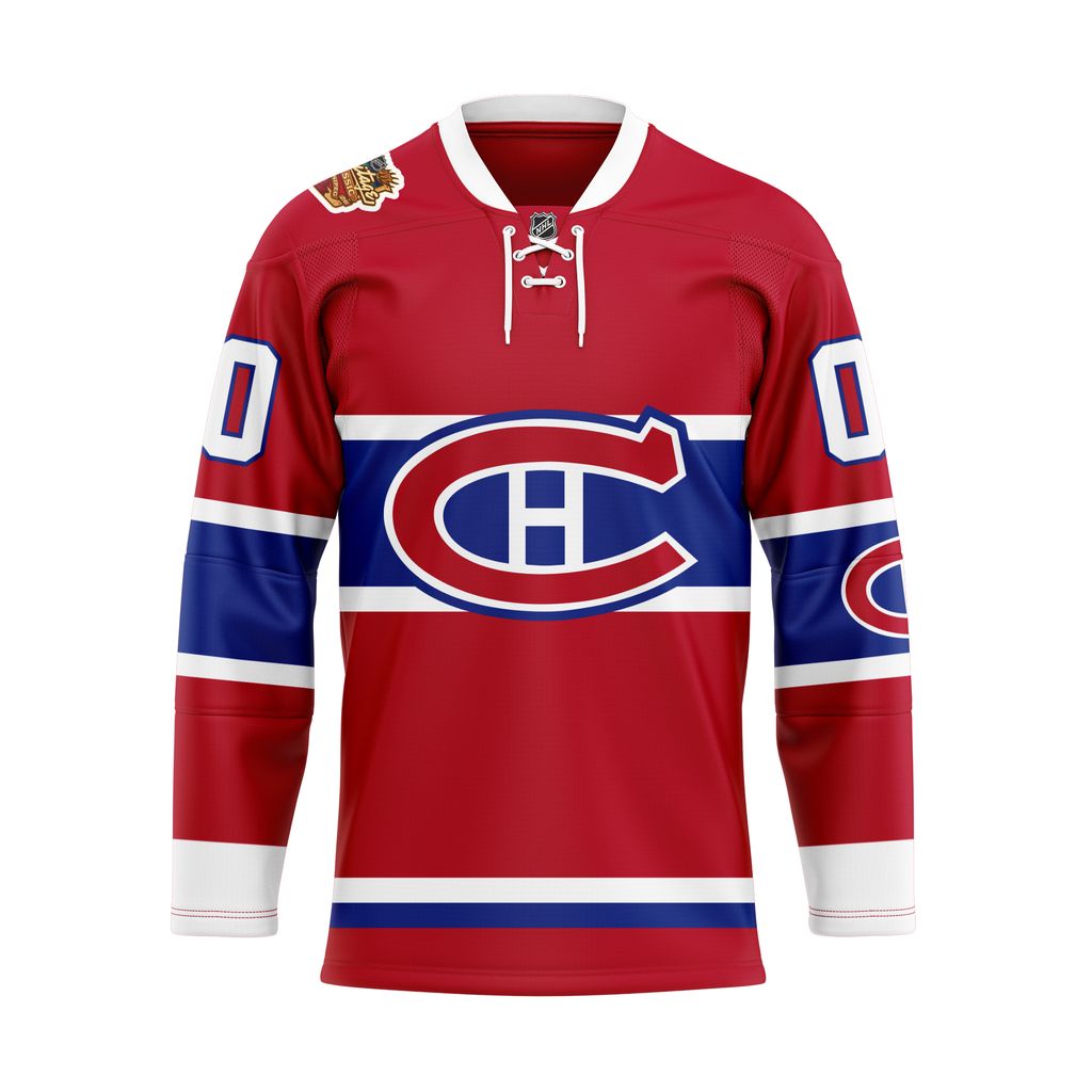 NHL Montreal Canadiens Personalized 2026-27 Heritage Classic Lace-up Hockey Jersey