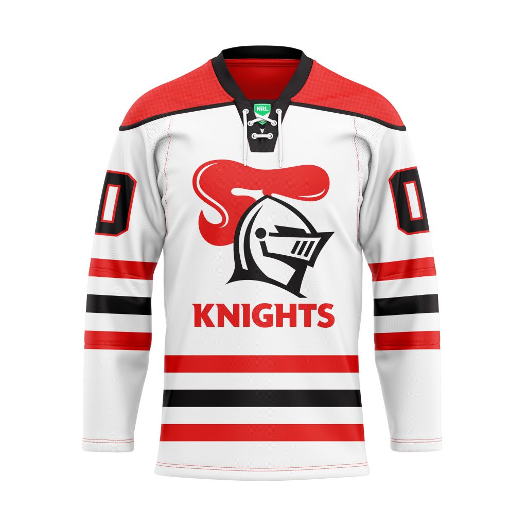 NRL Newcastle Knights  Personalized Hockey Jersey Design ST2501