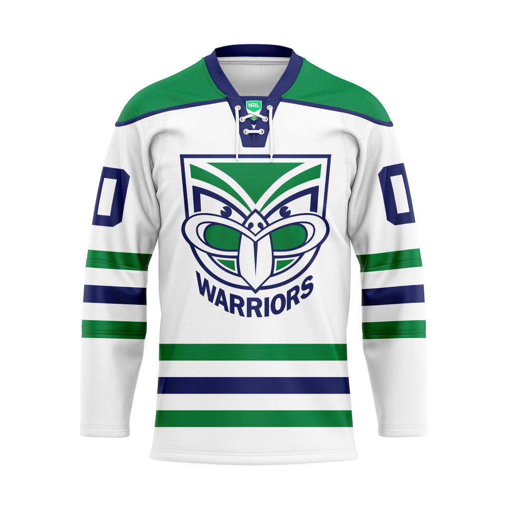 NRL New Zealand Warriors  Personalized Hockey Jersey Design ST2501