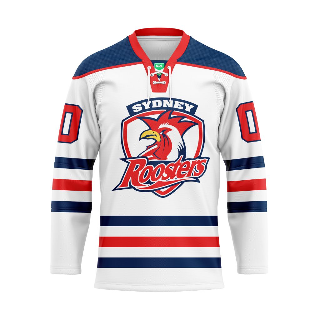 NRL Sydney Roosters  Personalized Hockey Jersey Design ST2501
