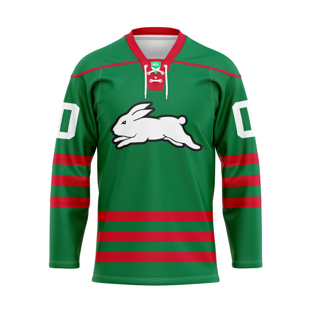 NRL South Sydney Rabbitohs  Personalized Hockey Jersey Design ST2501