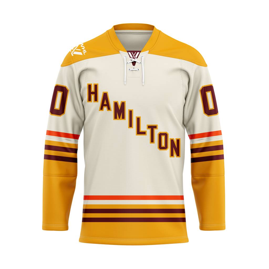 PWHL Hamilton Personalized 2026-27 Away Lace Hockey Jersey