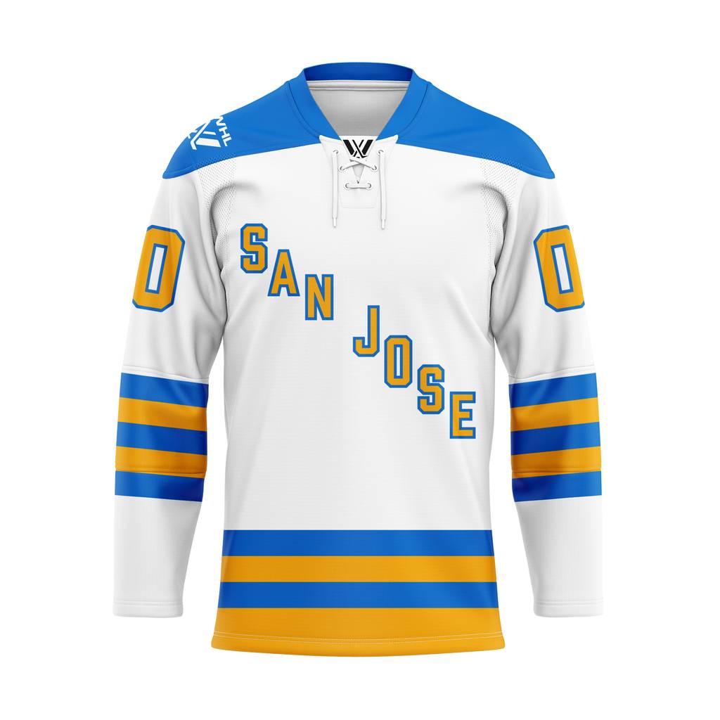 PWHL San Jose Personalized 2026-27 Away Lace Hockey Jersey
