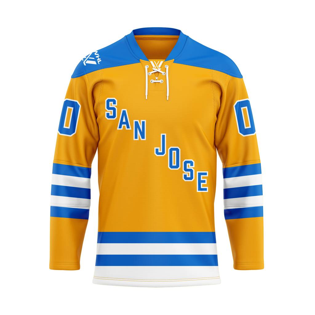 PWHL San Jose Personalized 2026-27 Home Lace Hockey Jersey