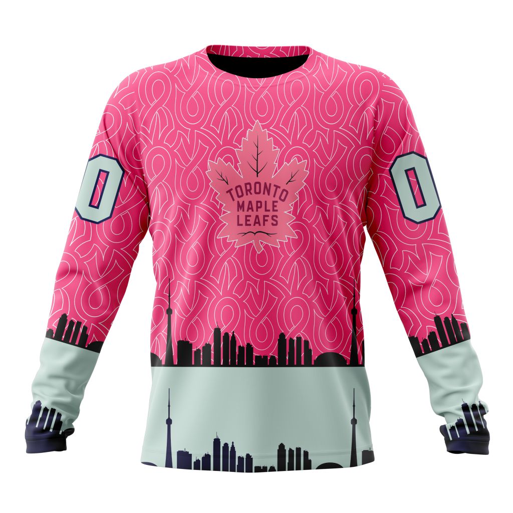 Toronto Maple Leafs NHL Special Pink Breast Cancer Hockey Jersey Long  Sleeve - Growkoc