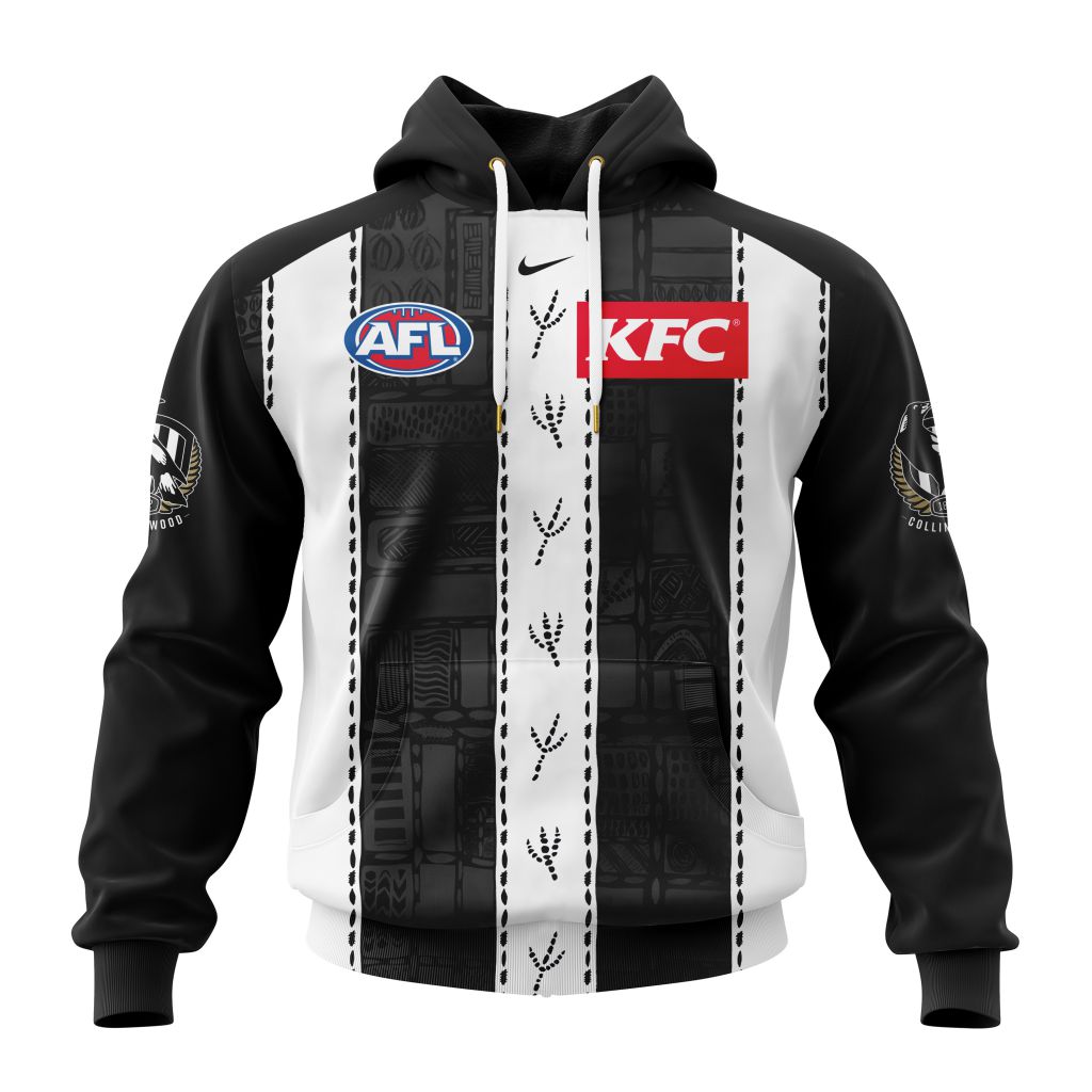 AFL Collingwood Football Club Personalized 2025 Indigenous Design