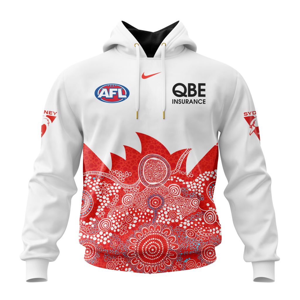 AFL Sydney Swans Personalized 2025 Indigenous Design