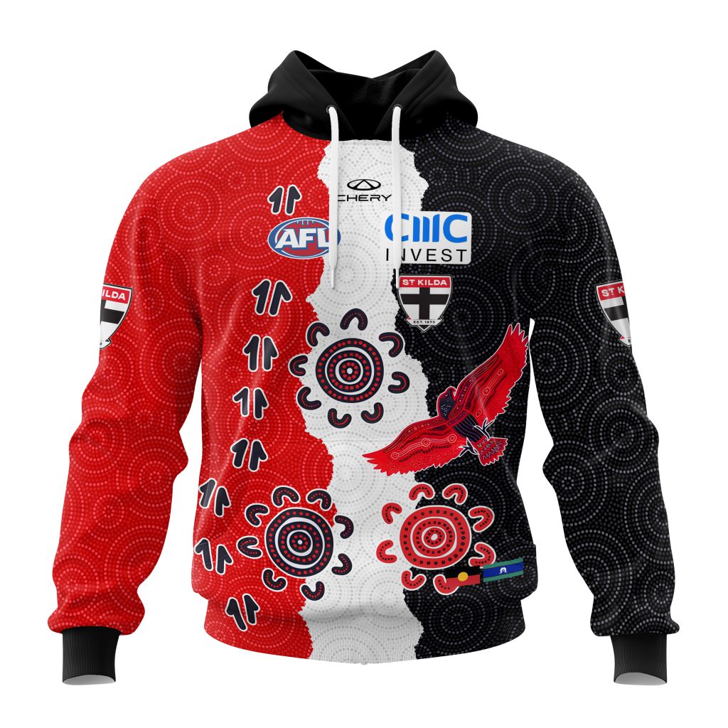AFL St Kilda Football Club Personalized 2025 Indigenous Design