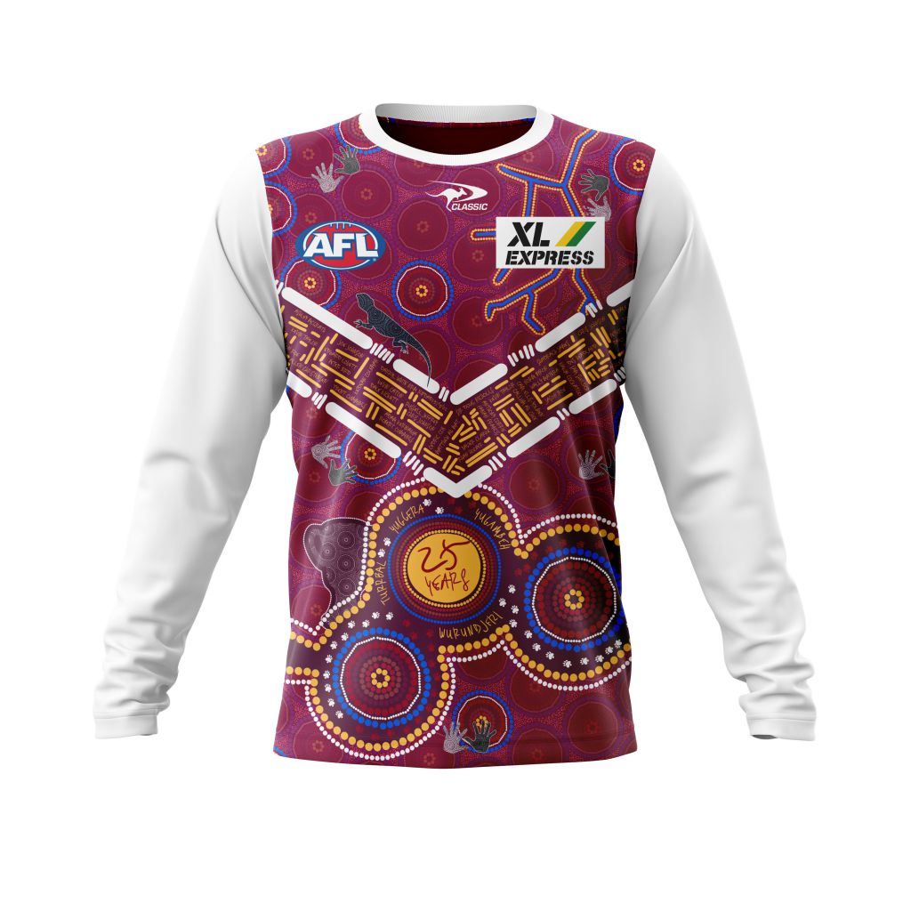 AFL Brisbane Lions Indigenous Kits 2022 Dulcie Shop