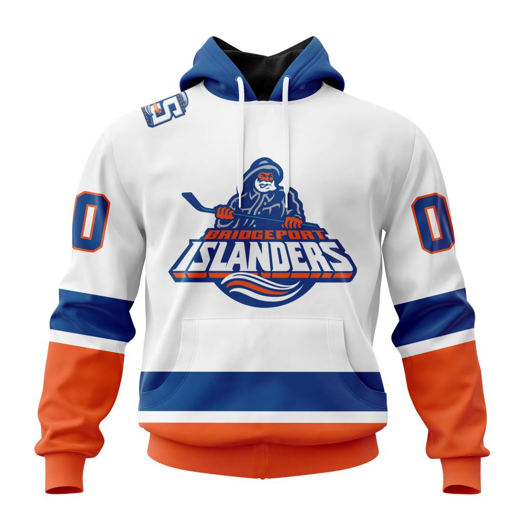 AHL Bridgeport Islanders Personalized 2025/26 White Design