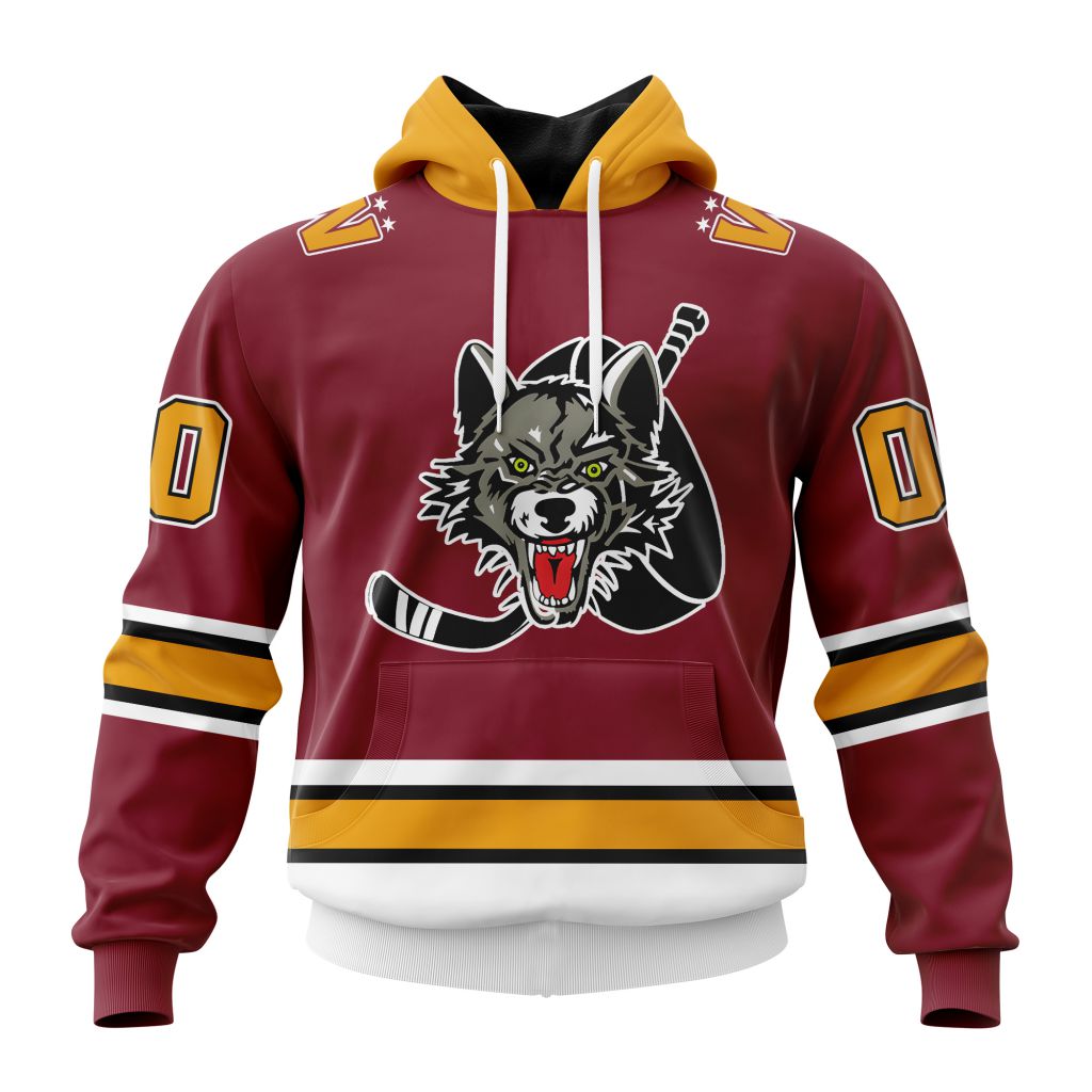 AHL Chicago Wolves Personalized 2025/26 Red Design
