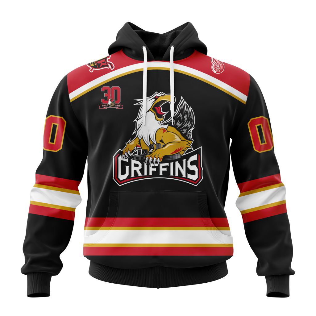 AHL Grand Rapids Griffins Personalized 2025/26 Black Design