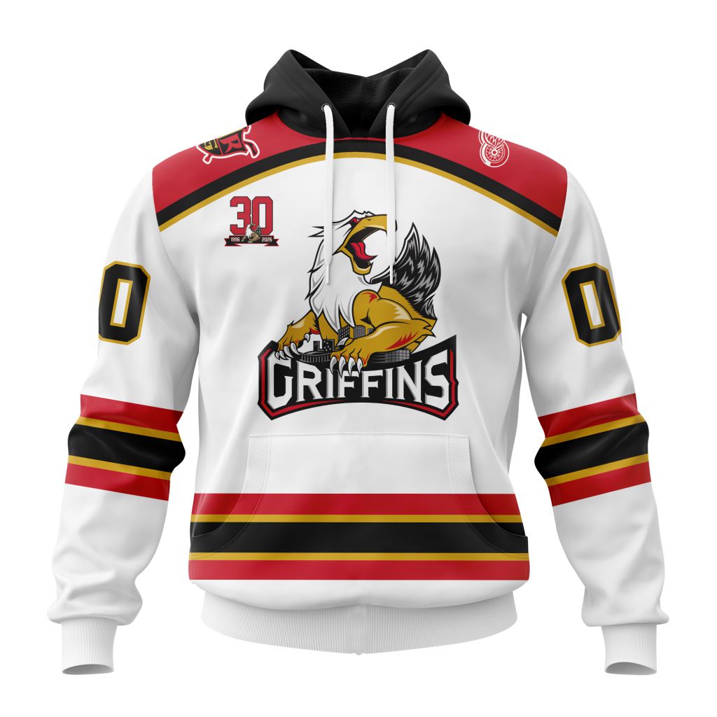 AHL Grand Rapids Griffins Personalized 2025/26 White Design